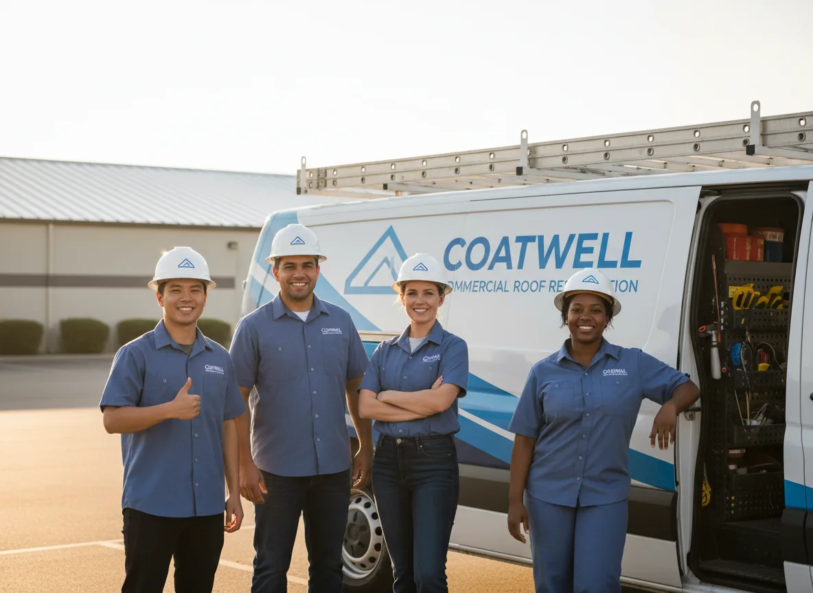 Commercial roof coating company in Lake Como, PA